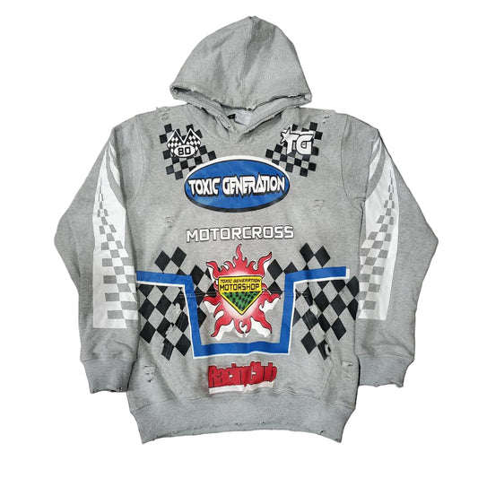 Destress  Grey TG motor race tracksuit